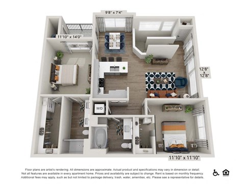 a floor plan is shown in this image
